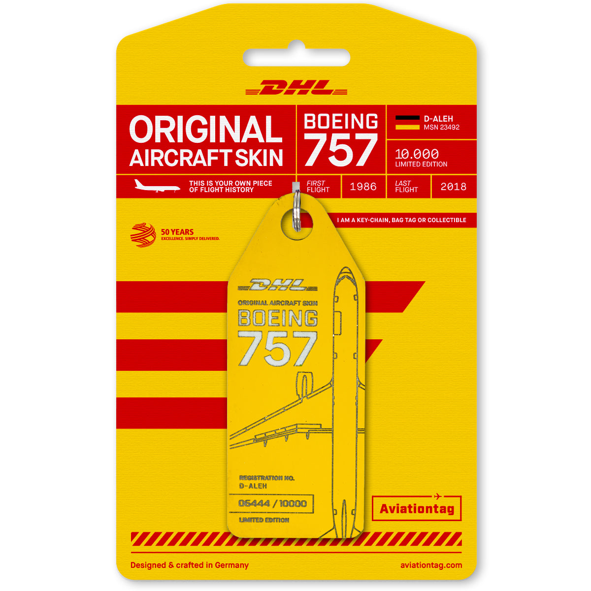 12016-aviationtag-boeing-b757-dhl-keychain-14-5cm-tag-yellow