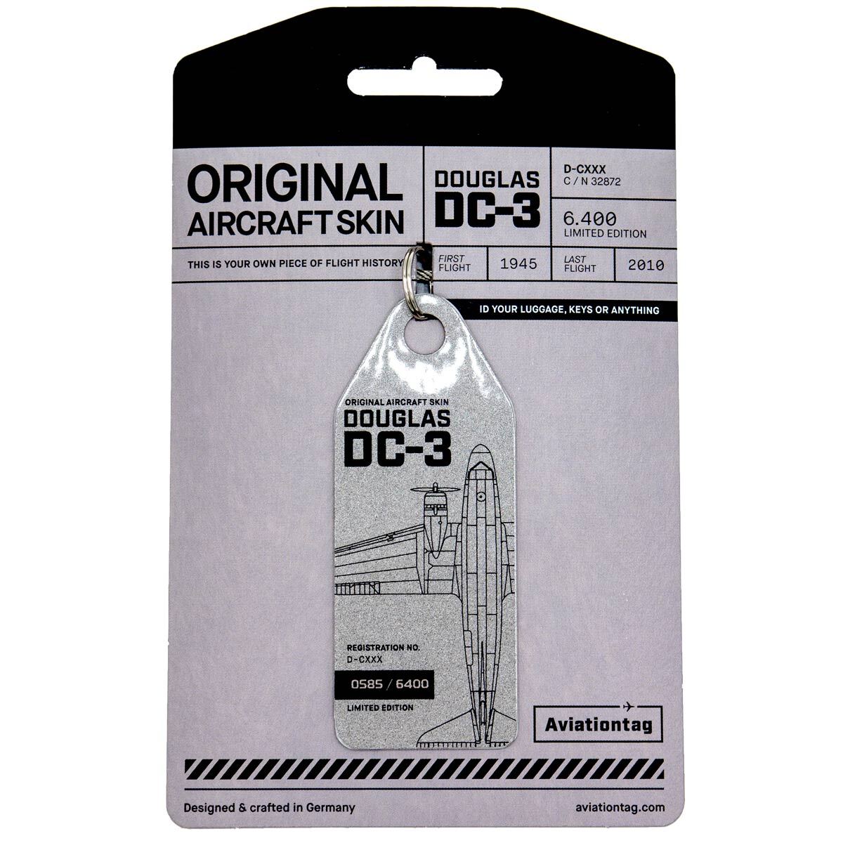 12021-aviationtag-douglas-dc-3-candy-bomber-keychain-14-5cm-tag-silver