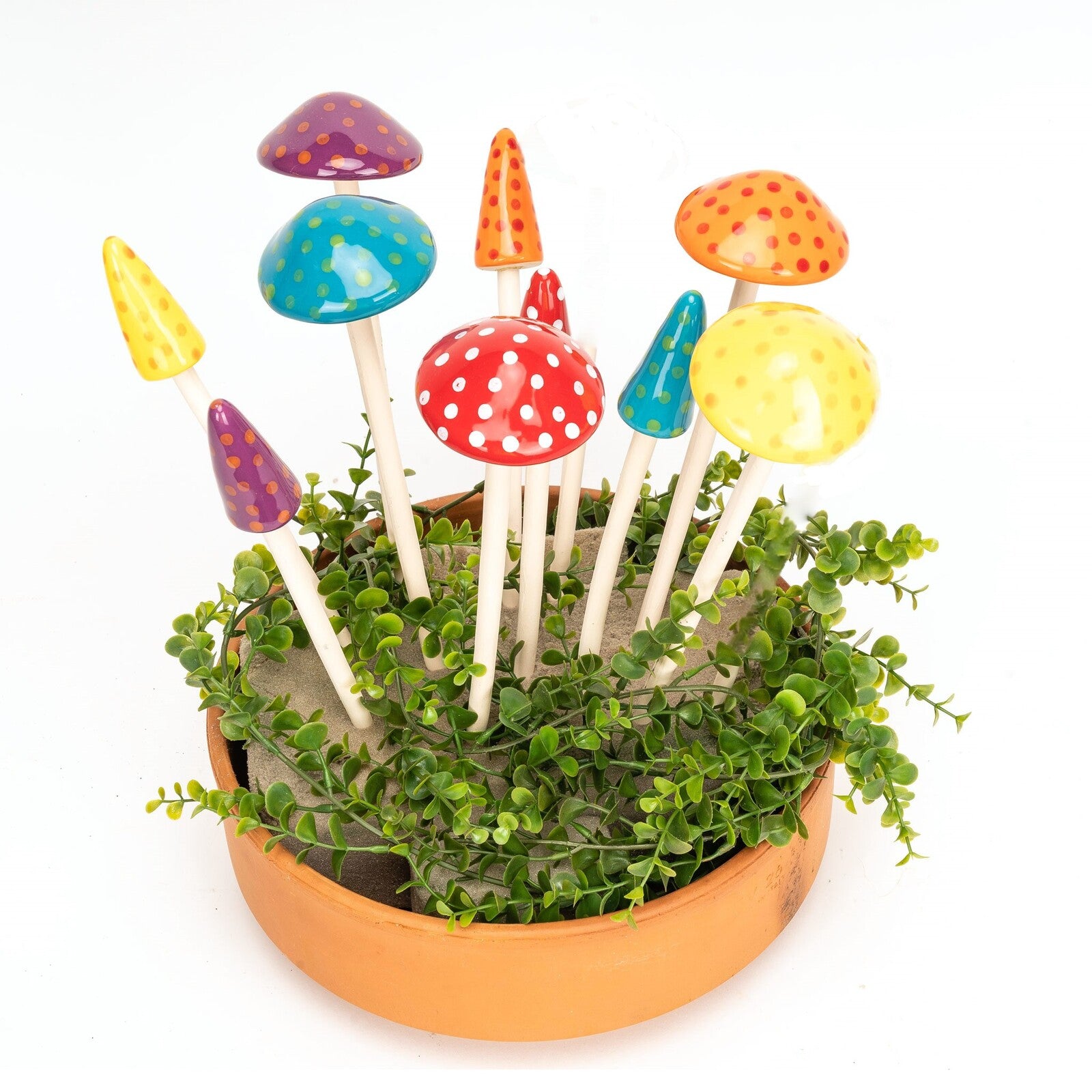 12104-garden-ceramic-mushroom-coloured-sticks-assorted