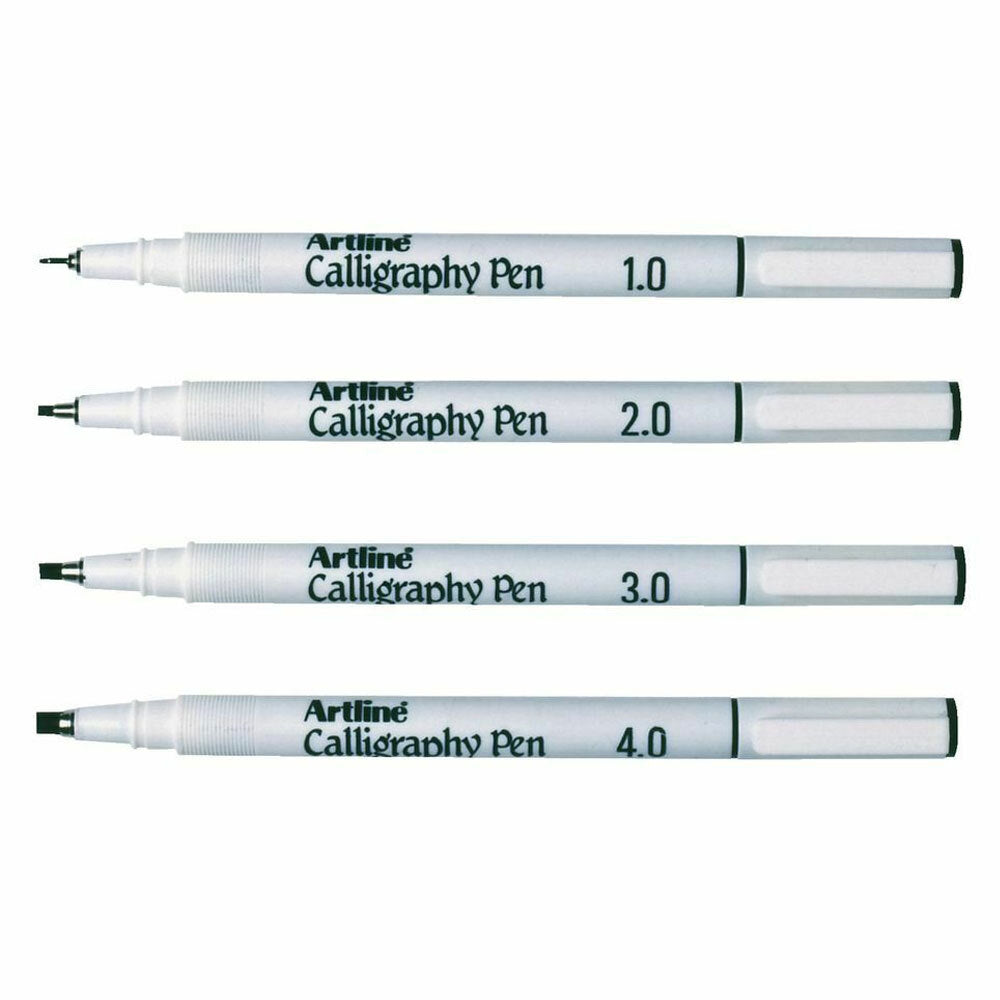 1240401-4pc-artline-calligraphy-pen-black