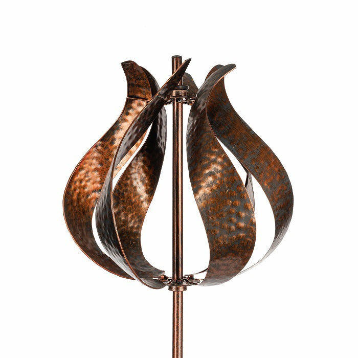 12432-garden-metal-190cm-wind-spinner-tulip-outdoor-decor-bronze