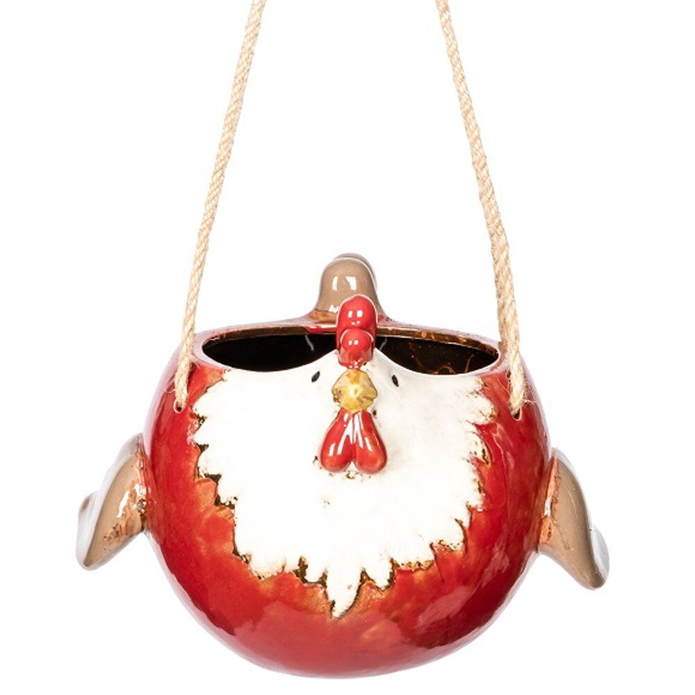 12753-flying-chook-planter-red-58x20cm