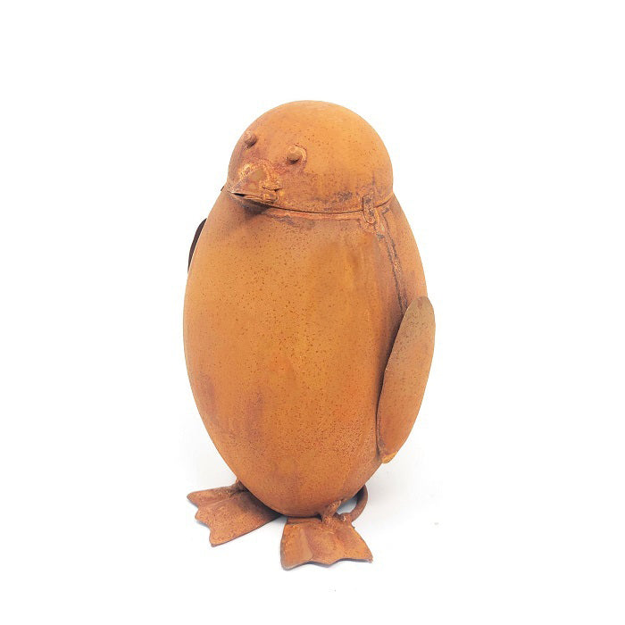 13668-garden-22cm-rusty-penguin-xl-sculpture-outdoor-decor