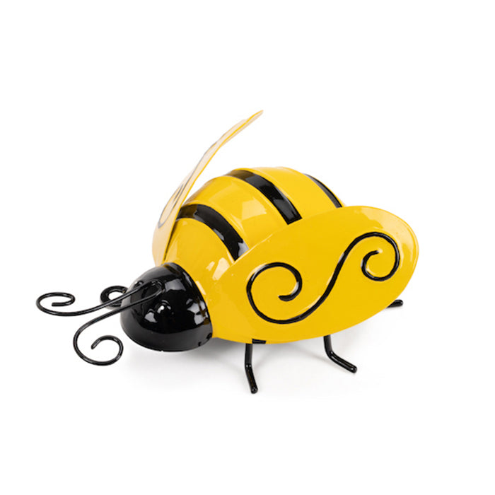13866-garden-12cm-bee-insect-ornament-sculpture-decor-medium-yellow