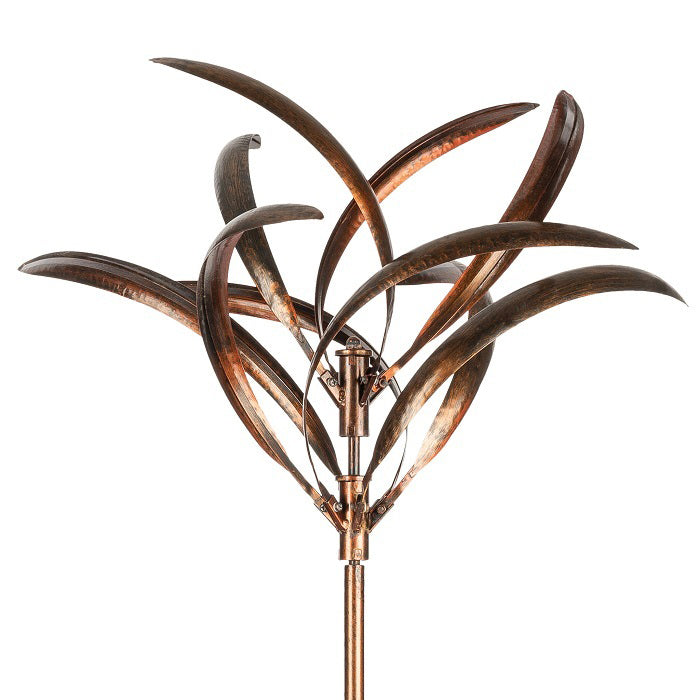 15051-wind-spinner-grevillea-208cm-ornament-yard-patio-garden-decor-bronze
