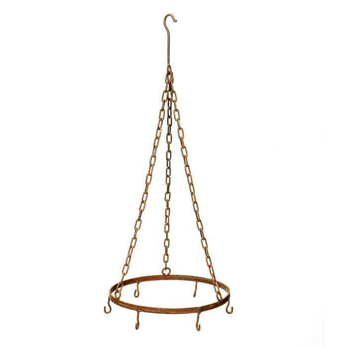 15228-hanging-herb-drying-rack-30cm-small-rust-metal-flat-bar