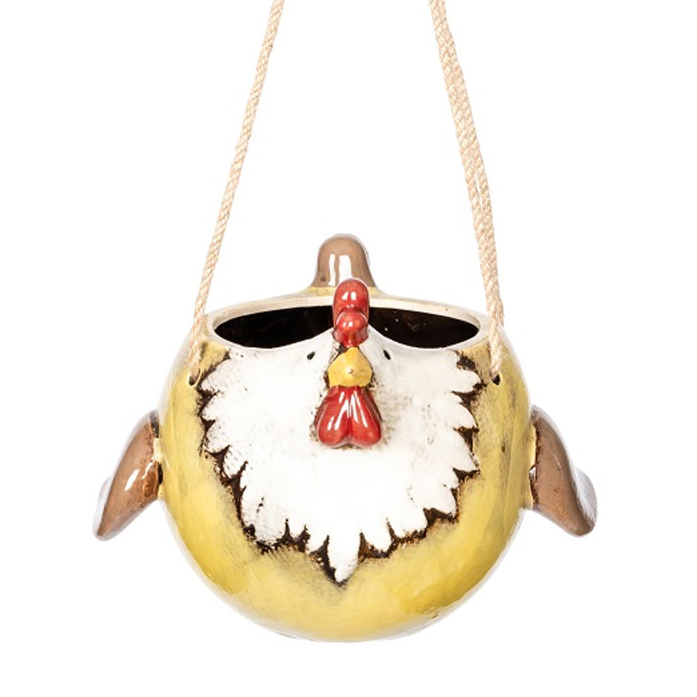 16119-flying-chook-pot-planter-yellow-garden-decor