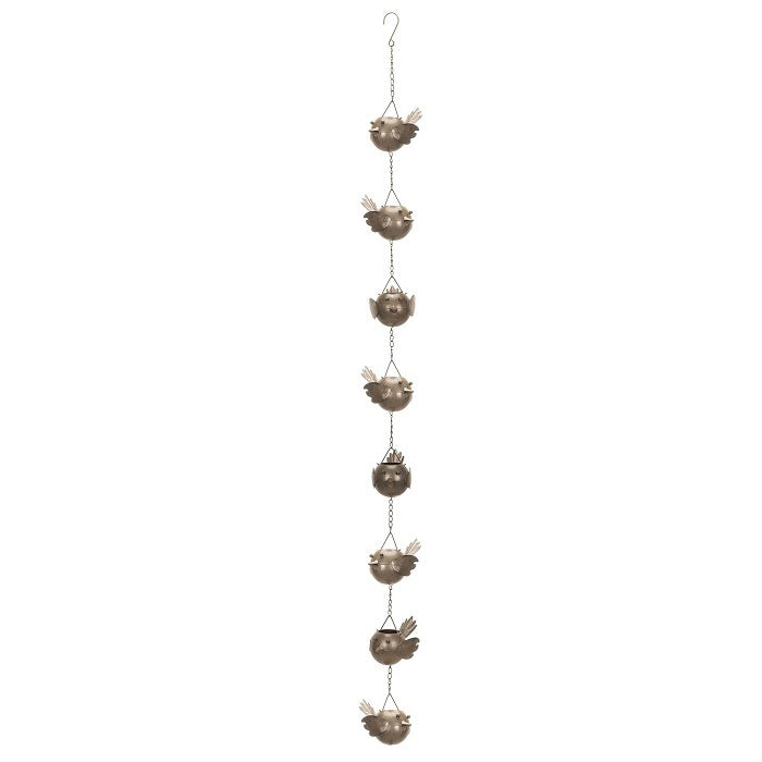 17093-8-tweety-birds-on-chain-hook-rainchain-hanging-planter-garden-decor
