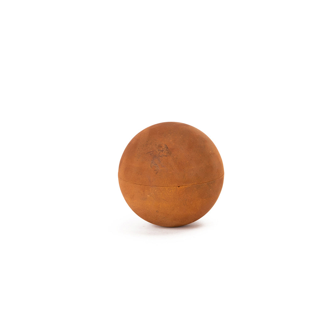 17536-garden-ornament-rustic-15cm-ball-mild-steel-brown