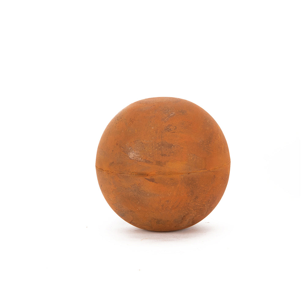 17543-garden-ornament-rustic-20cm-ball-mild-steel-brown