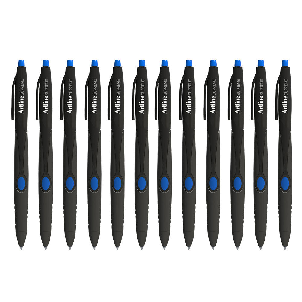 181203-12pc-artline-supreme-1-0mm-ball-point-pen-blue