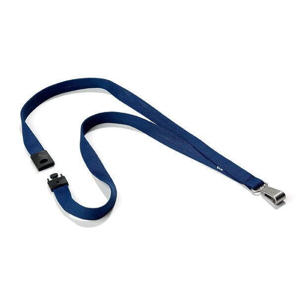 1812728-durable-textile-lanyard-soft-neck-strap-w-lock-blue