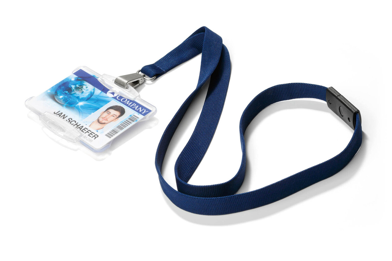 1812728-durable-textile-lanyard-soft-neck-strap-w-lock-blue
