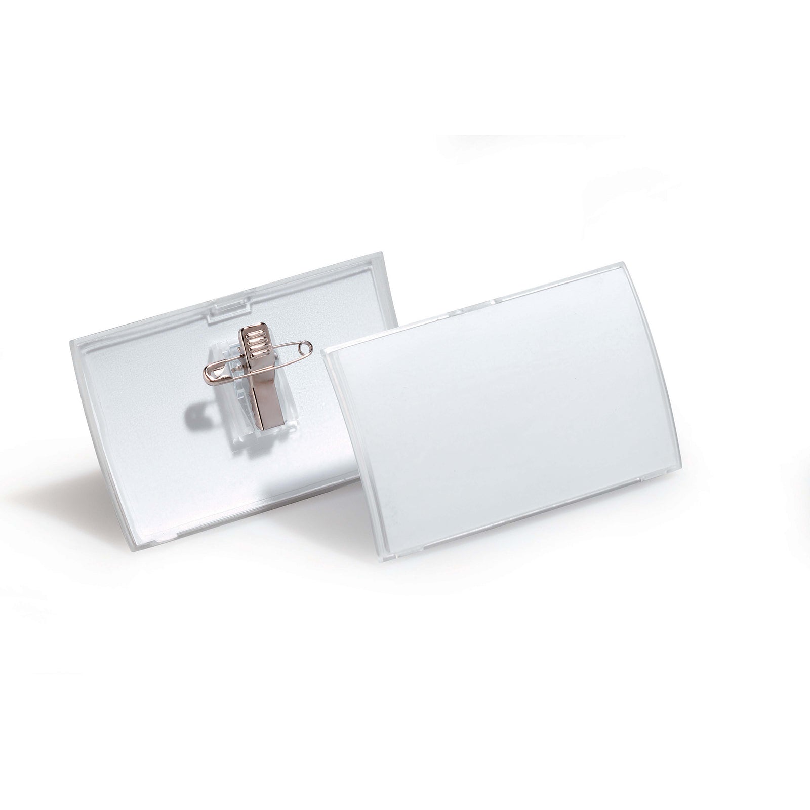 1821419-durable-9cm-name-badge-click-fold-w-combi-clip-white