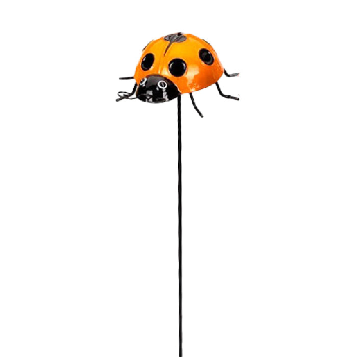 18342-stake-ladybug-metal-outdoor-garden-decor-assorted