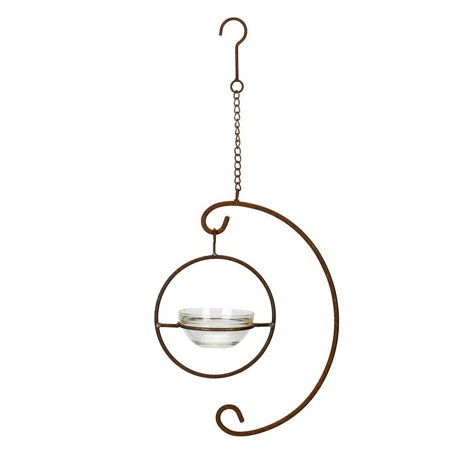 18779-bird-feeder-hanging-rust-w-glass-bowl-outdoor-garden-decor