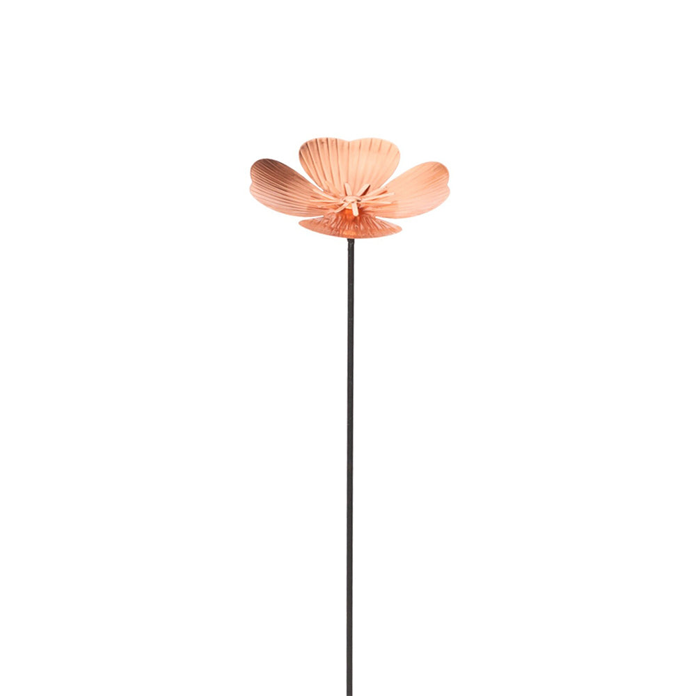 19127-garden-ornament-15x80cm-flower-copper-floral-decor-medium