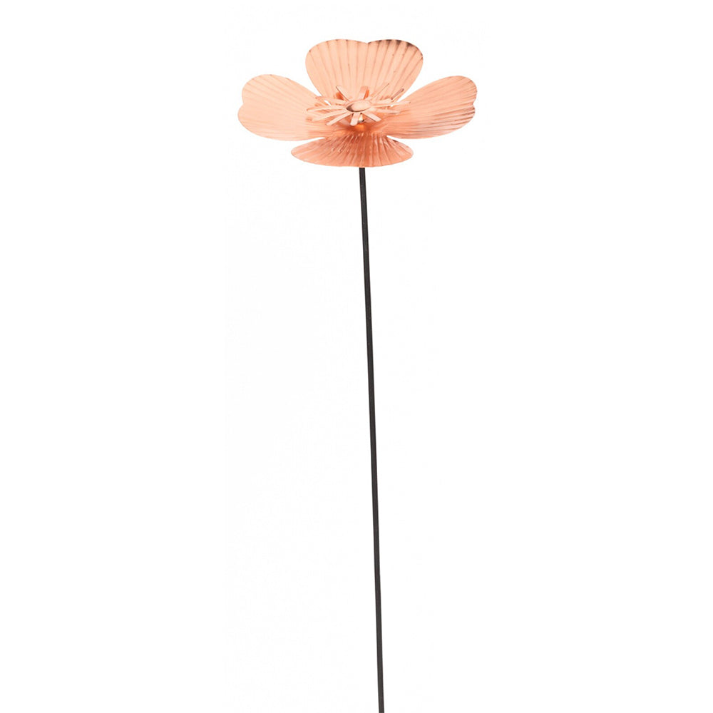 19134-garden-ornament-20x80cm-flower-copper-floral-decor-large