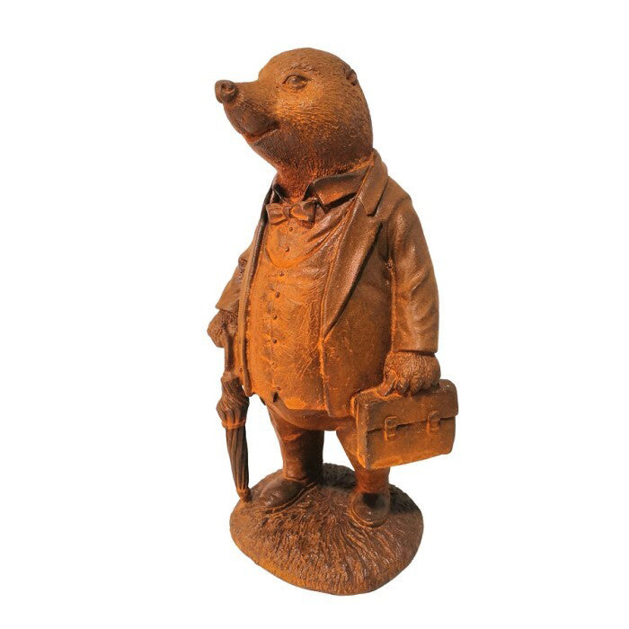 19462-willow-mole-28cm-cast-iron-ornament-sculpture-garden-decor-small