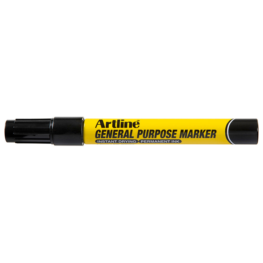 195101b-12pk-artline-general-purpose-permanent-marker-1-5mm-bullet-nib-black
