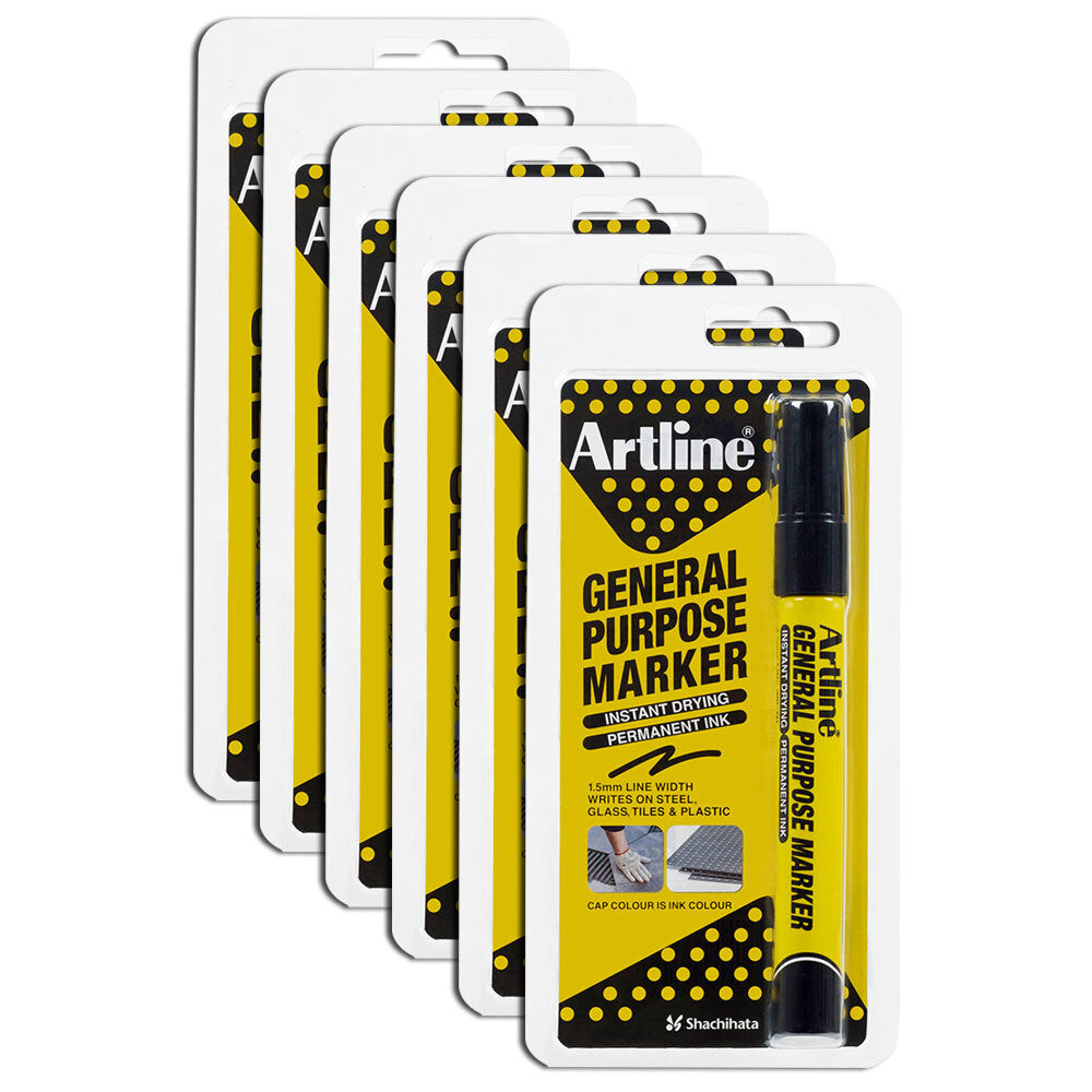 195101hs-12pk-artline-general-purpose-permanent-marker-1-5mm-bullet-nib-black-hs