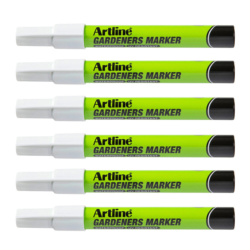 195733w-12pk-artline-gardeners-permanent-marker-fade-resistant-white