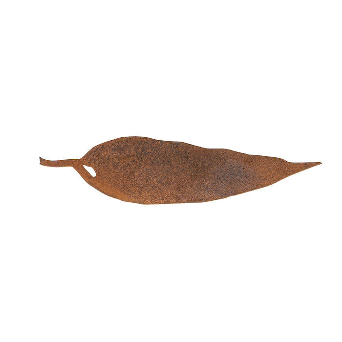 19905-tag-gum-17cm-leaf-corten-steel-rust-ornament-garden-decor-brown