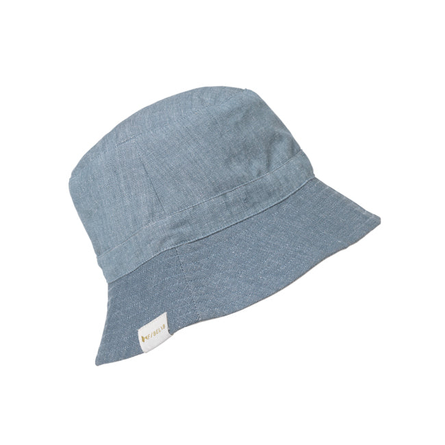 20062382964-6-fabelab-cotton-bucket-hat-kids-4-6y-chambray-blue-spruce