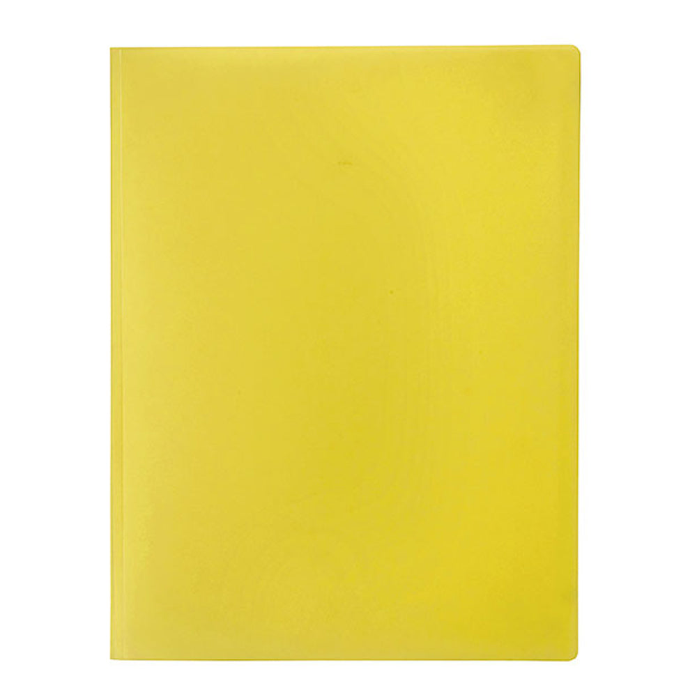 2007605-marbig-a4-soft-touch-12-pockets-display-book-yellow