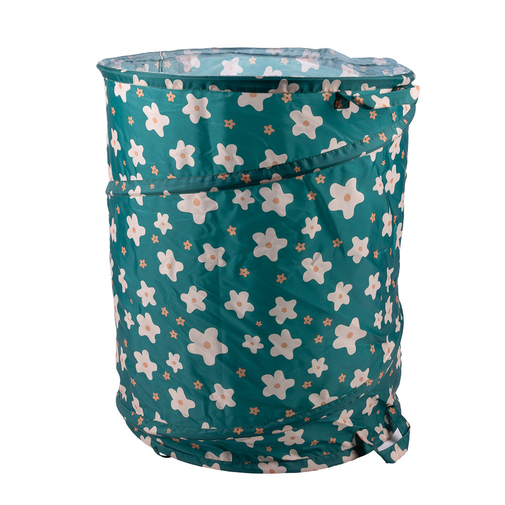 20113093-floral-printed-170l-pop-up-garden-bag-leave-debris