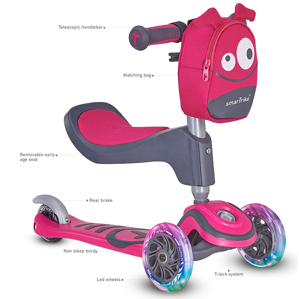 2020401-smartrike-t1-adjustable-3-n-1-scooter-pink-kids-15m-5y