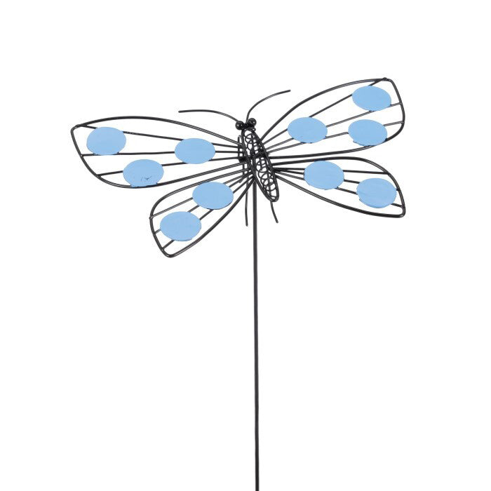 20772-metal-butterfly-wire-on-sick-18cm-ornament-decor-medium-assorted