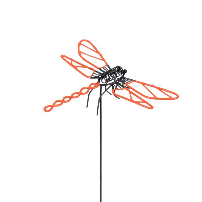 20826-dragonfly-wire-on-stick-12cm-metal-ornament-decor-small-assorted