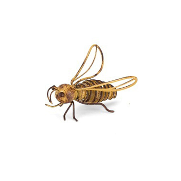 20871-bee-wire-5cm-metal-outdoor-ornament-decor-medium-yellow