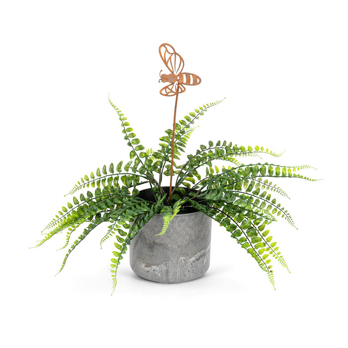 21168-stick-bee-50cm-corten-steel-garden-decor-small-brown