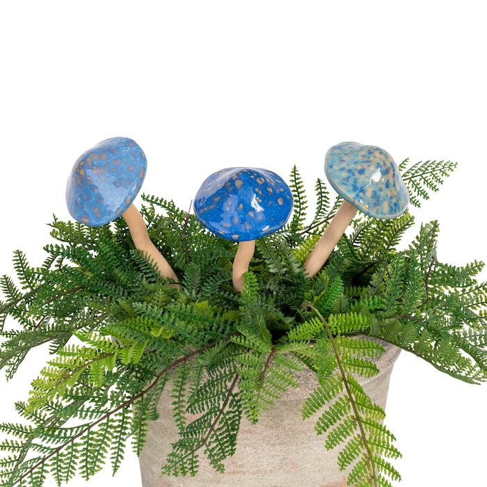 21533-ceramic-17-5cm-mushroom-garden-decor-blue-large-assorted