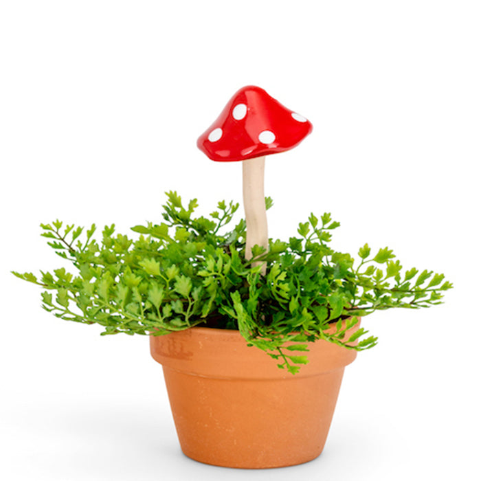 21540-ceramic-17-5cm-mushroom-ornament-garden-decor-small-red