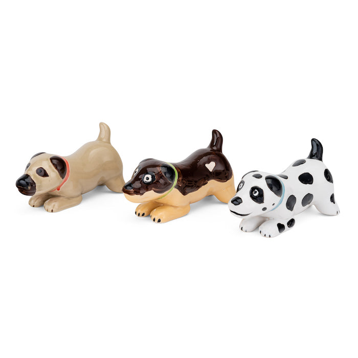 22240-floating-12cm-ceramic-dog-ornament-garden-decor-assorted