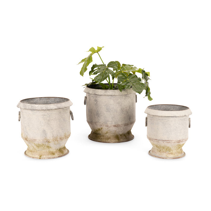 22462-3pc-moss-zinc-pot-planter-urn-container-garden-decor-grey