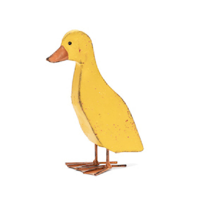 22561-ducklings-yellow-metal-garden-ornament-decor-assorted