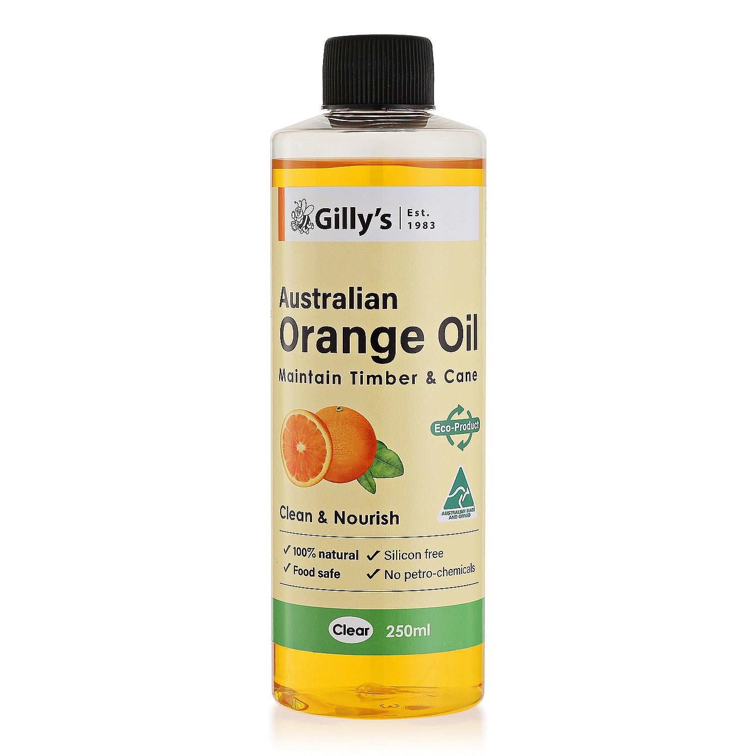 23009-gillys-australian-250ml-orange-oil-maintenance-polish-for-timber-cane