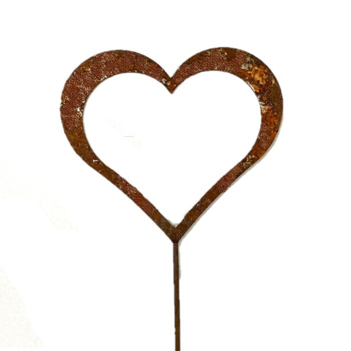 23124-stick-rust-20cm-heart-frame-ornament-garden-decor-large-brown
