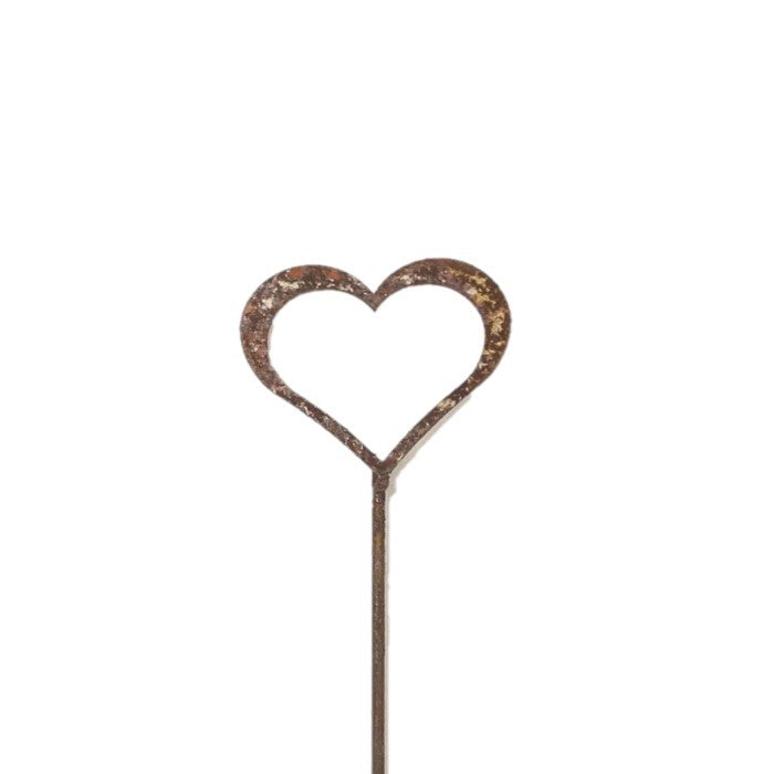 23131-rust-15cm-heart-silhouette-frame-on-stick-medium-brown