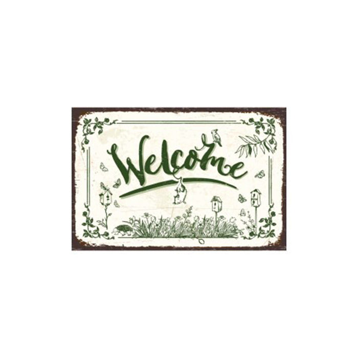 23674-embossed-welcome-sign-30x20cm-metal-w-uv-print-hanging-decor