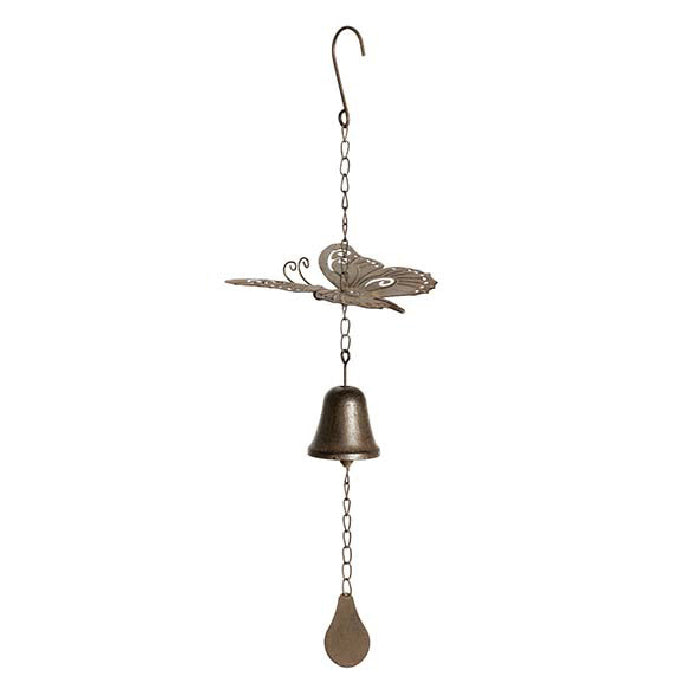 24718-chain-butterfly-w-bell-53cm-hanging-garden-ornament-decor-assorted