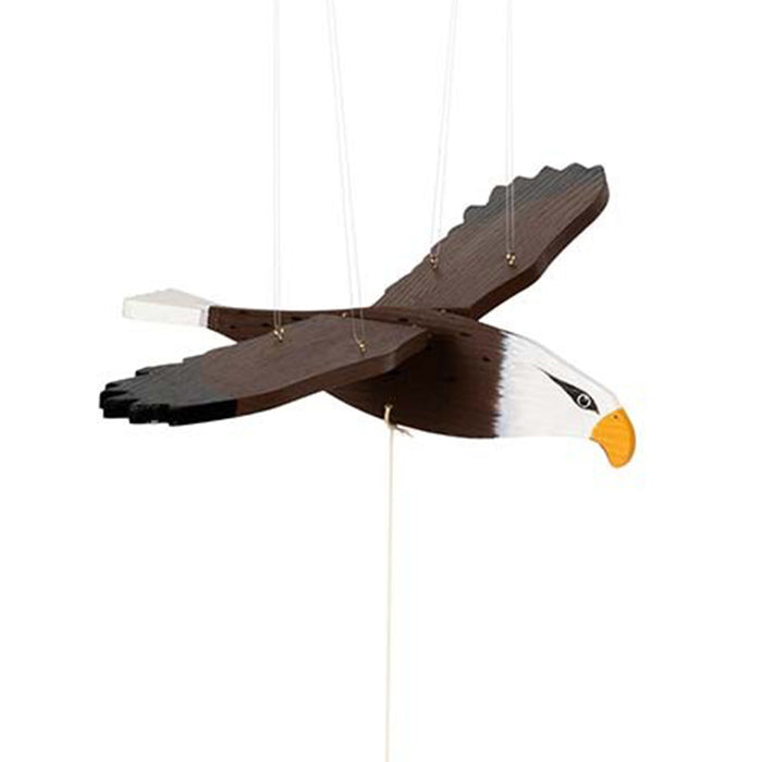 24787-flying-eagle-timber-27cm-animal-sculpture-garden-display-decor