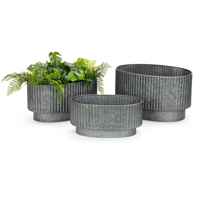 24879-3pc-pot-oblong-ribbed-outdoor-planter-yard-patio-garden-decor-charcoal