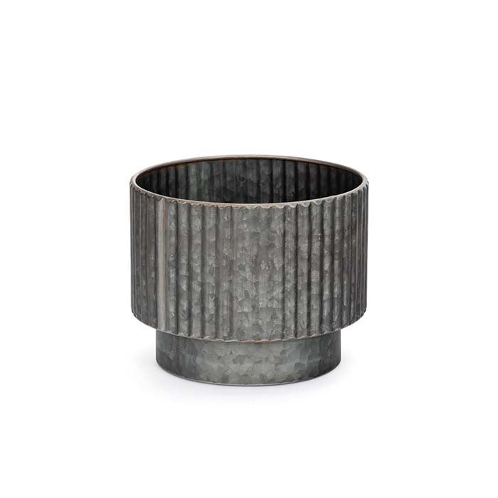 24886-3pc-pot-round-ribbed-outdoor-planter-yard-patio-garden-decor-charcoal