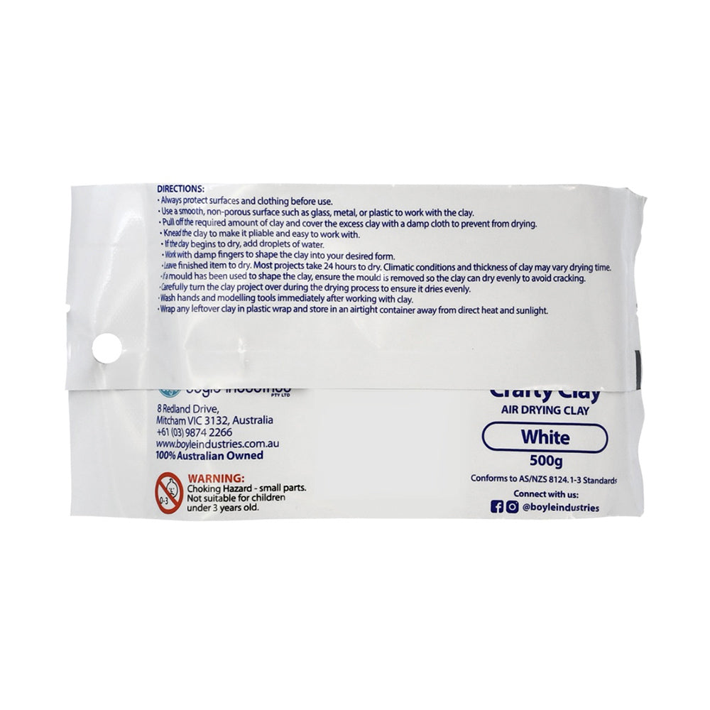 25003-boyle-crafty-modelling-clay-air-drying-white-500g