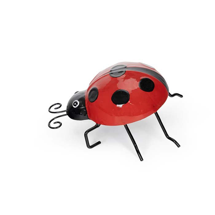25043-ladybug-10cm-pot-planter-sitter-garden-decor-small-red
